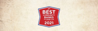 Best Community Banks to work for 2021