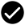 black checkmark